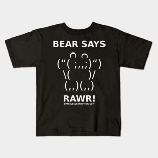 Bear Says RAWR! Kids T-Shirt